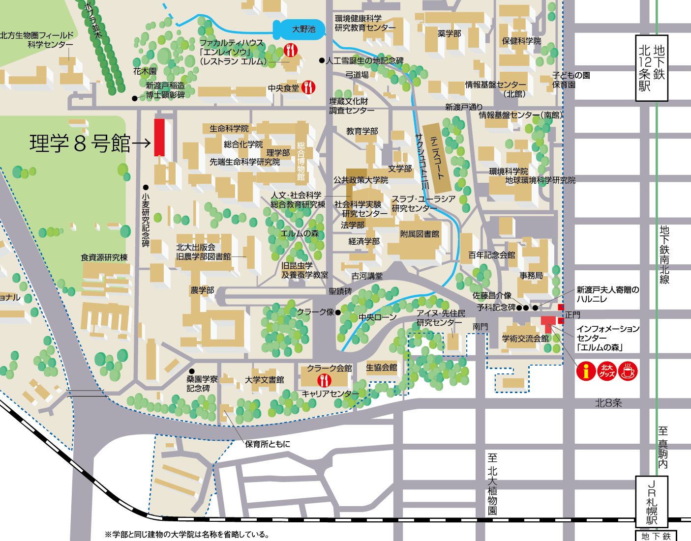 Campus map.